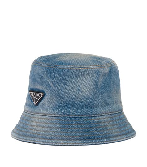 prada bucket hat women's|prada denim hat.